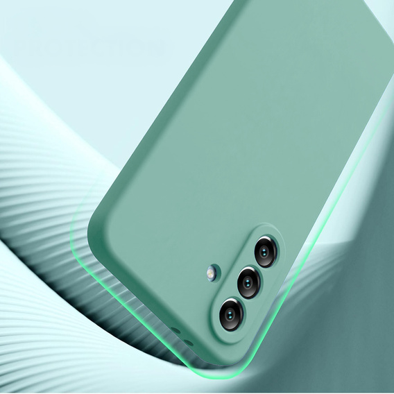 Telefontok a Samsung Galaxy A56 5G, Silicone Lite, kék
