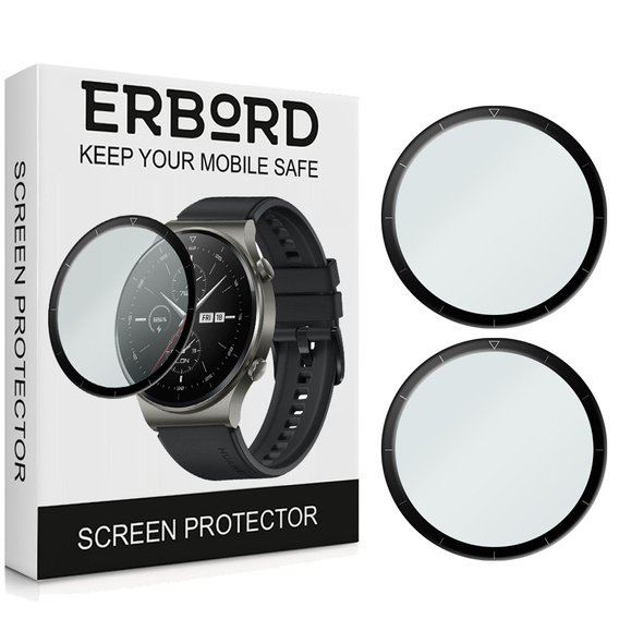 2x ERBORD hibrid üveg a Huawei Watch GT 2 Pro