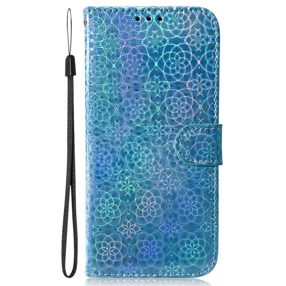 Pattintható tok a Oppo A17, Wallet mandala, kék