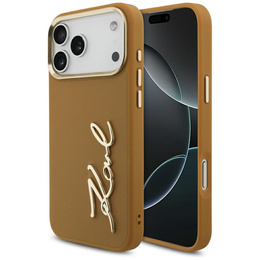 Karl Lagerfeld Karl Script Logo tok – fémgombokkal iPhone 17 Pro Max készülékhez
