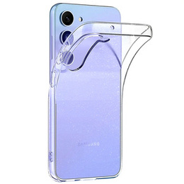 tok Samsung Galaxy A15 5G, szilikon csillogás, átlátszó + 9H üveg