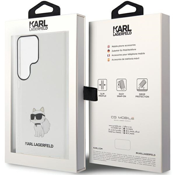 Karl Lagerfeld IML Choupette tok Samsung Galaxy S24 Ultra készülékhez
