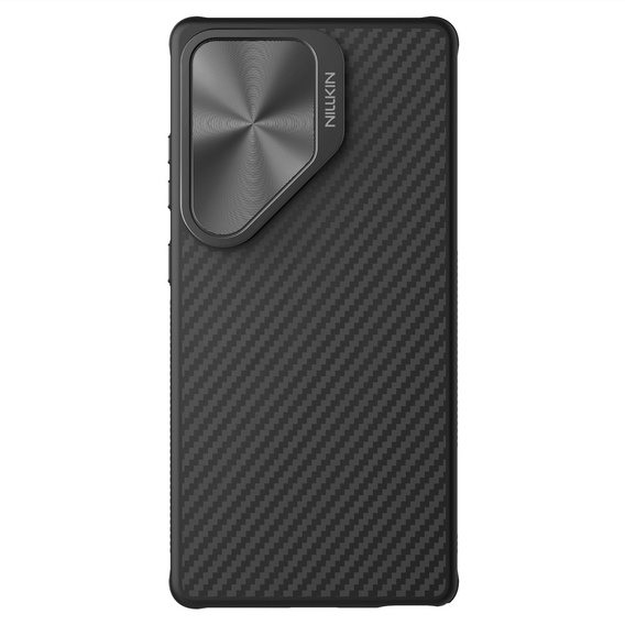 Tok Samsung Galaxy S25 Ultra, páncélozott Nillkin, Carboprof Case, Magsafe, fekete