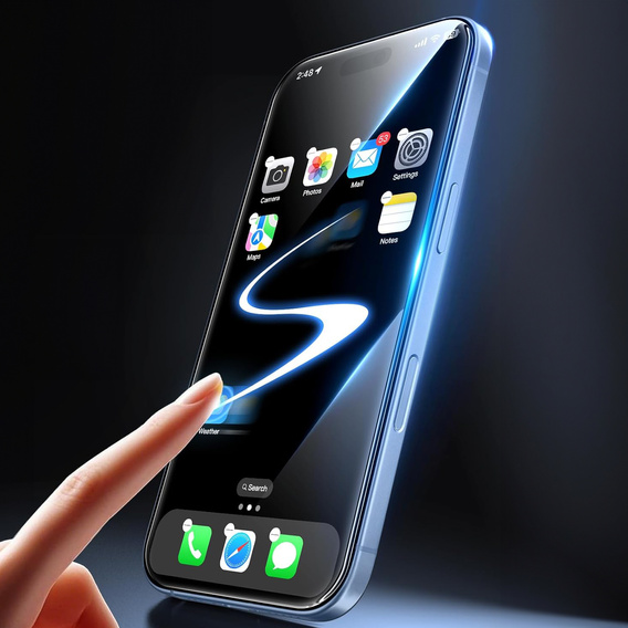 2x edzett üveg ERBORD 9H Hard Glass a képernyőn a iPhone 17 Pro/17/16 Pro