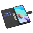 Pattintható tok a Xiaomi Redmi 13C / Poco C65, Wallet, Lace Flower fehér