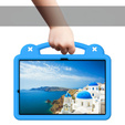 Gyermek tok Samsung Galaxy Tab S10+ Plus, Cute Patterns, állvánnyal, kék