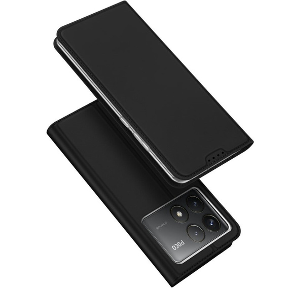 Dux Ducis Telefontok a Xiaomi Poco F6 Pro, Skinpro, fekete