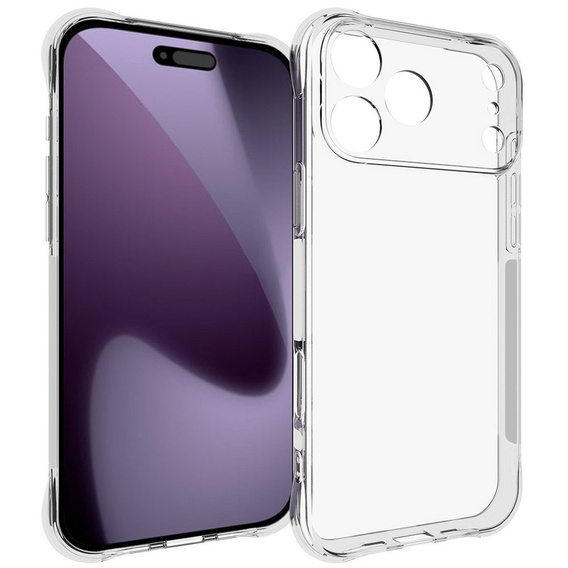 TPU tok - megerősített sarkok, kameravédelem iPhone 17 Pro Max készülékhez