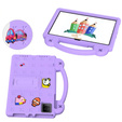 Gyermek tok T Tablet 5G, Cute Patterns, állvánnyal, lila