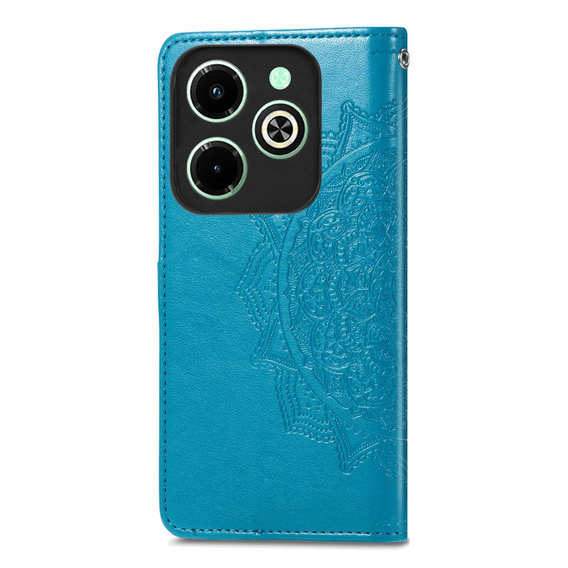 Pattintható tok a Infinix Hot 40i, Mandala, kék