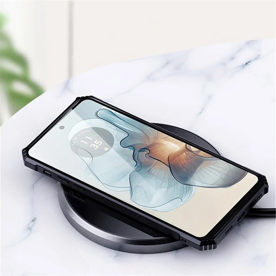 Telefontok a Motorola Moto G24 / G24 Power / G04, AntiDrop Hybrid, fekete
