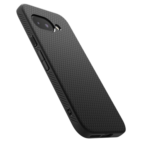 A Spigen tok Google Pixel 9A, Liquid Air, fekete + 9H edzett üveghez