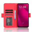 Pattintható tok a T Phone 2 Pro 5G, Card Slot, piros