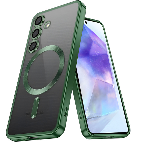 Tok Samsung Galaxy A55 5G-hoz, Electro MagSafe, + üveg a képernyőhöz