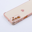 Telefontok a Samsung Galaxy A13 5G, Electro heart, rózsaszín rose gold