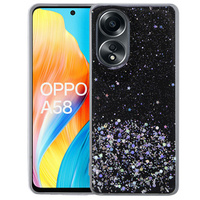 Telefontok a Oppo A58 4G, Glittery, fekete