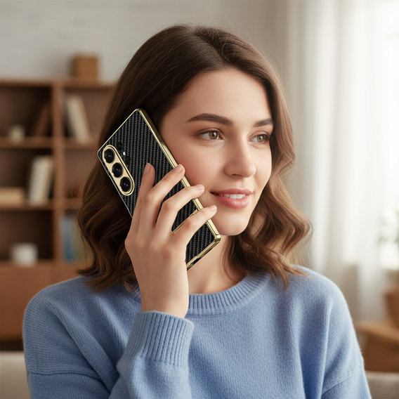 Electro Frame bőr tok állvánnyal Samsung Galaxy S26 Ultra készülékhez