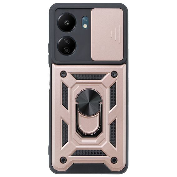 Telefontok a Xiaomi Redmi 13C / Poco C65 CamShield Slide, rózsaszín rose gold