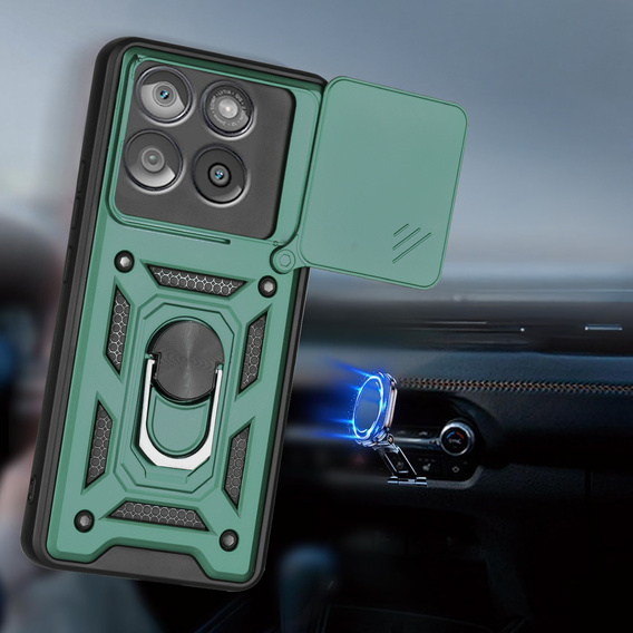 Telefontok a Motorola Edge 60 / 60 Fusion, CamShield Slide, zöld