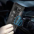Telefontok a Samsung Galaxy A03s, Armor Kickstand, fekete
