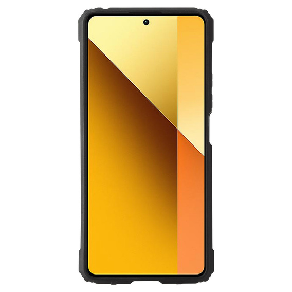 Páncélozott tok Xiaomi Redmi Note 13 5G, CamShield Slide, zöld + edzett üveg 9H