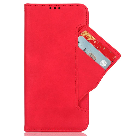 Pattintható tok a Samsung Galaxy A26, Card Slot, piros