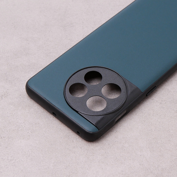 Bőr tok OnePlus 11 5G, leather hybrid, zöld