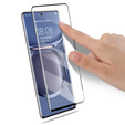 Mocolo Full Glue edzett üveg a következőkhöz Huawei P50 Pro, fekete keret