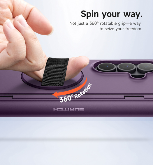 Suritch tok 360°-os állvánnyal és beépített képernyővédővel Samsung Galaxy Z Fold7 készülékekhez