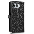 Flap tok T Phone 3 5G, Wallet Rhombus, fekete