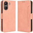 Pattintható tok a Xiaomi Redmi 13C / Poco C65, Card Slot, rózsaszín