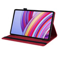 Tok Xiaomi Redmi Pad Pro / Xiaomi Poco Pad, Classic, tolltartóval, piros