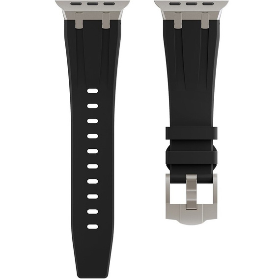 Szilikon szíj az Apple Watch 1/2/3/4/4/5/6/7/8/9/10/SE/Ultra/Ultra 2 42/44/45/49MM órához