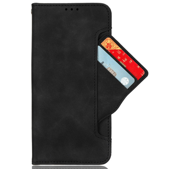 Pattintható tok a OnePlus 12 5G, Card Slot, fekete