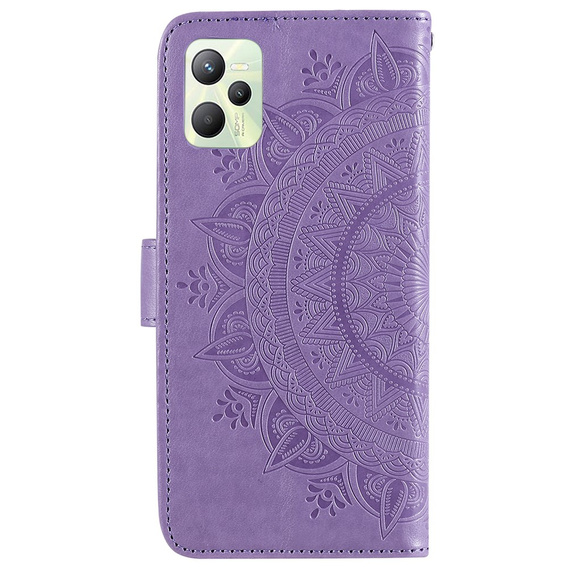 Pattintható tok a Realme C35, Mandala, kék