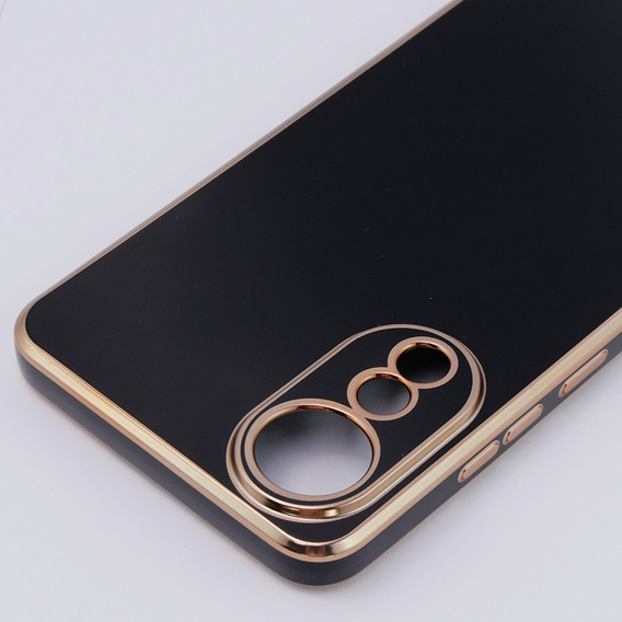 Tojás Oppo A78 4G, Glamour CamShield, fekete
