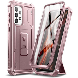 Páncélozott tok a Samsung Galaxy A33 5G, Dexnor Full Body, rózsaszín