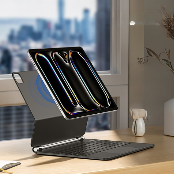 Billentyűzet tok Apple iPad Pro 13" 7th gen 2024, Dux Ducis MK Series, fekete