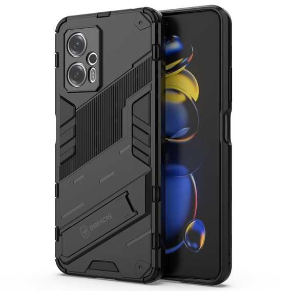 Tok Xiaomi Poco X4 GT 5G, Military kickstand, fekete