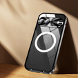 Kameravédő tok Google Pixel 9, CamShield MagSafe, fekete