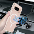 Tok a Google Pixel 8 készülékhez, Fusion hibrid tok, MagSafe-hoz, átlátszó