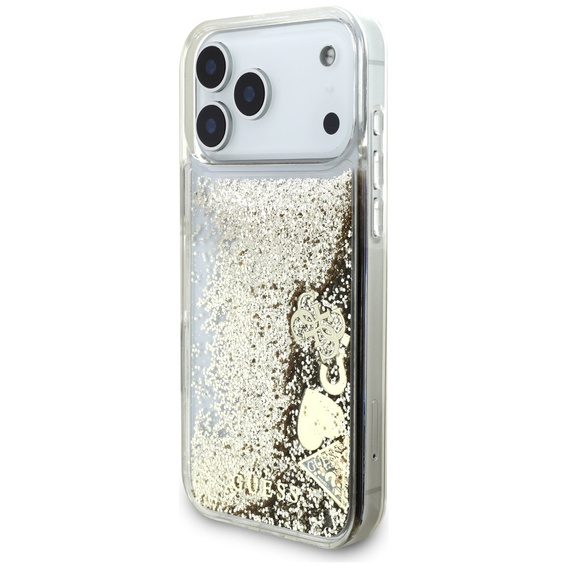 GUESS Liq. Glitter 4 Charms tok iPhone 17 Pro-hoz
