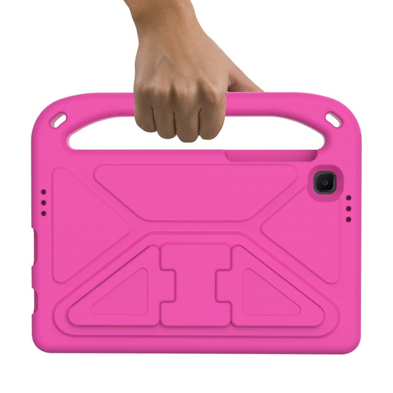 Gyermek tok Samsung Galaxy Tab A7 Lite 8.7 T220 / T225, gyermek tok fogantyúval, rózsaszín