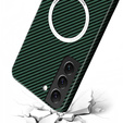 Telefontok a Samsung Galaxy S22 Plus, Magsafe Slim Carbon, zöld