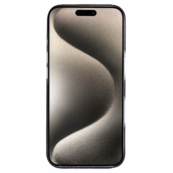 Tok iPhone 16 Pro Max, Aramid Fiber Cover, fekete