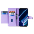 Pattintható tok a Realme 11 Pro 5G / Pro+ 5G, Wallet Zipper Pocket, lila
