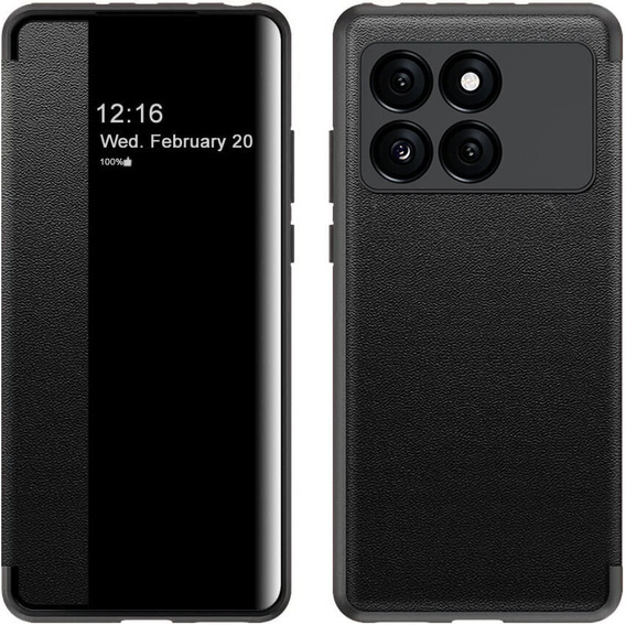Pántos tok a Xiaomi Poco F6 Pro készülékhez, Side View, fekete
