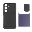 Telefontok a Samsung Galaxy S24, ERBORD CamProtect Slide Camera, lila