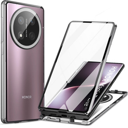 Tok Honor Magic 7 Lite, Magnetic Dual Glass, ezüst
