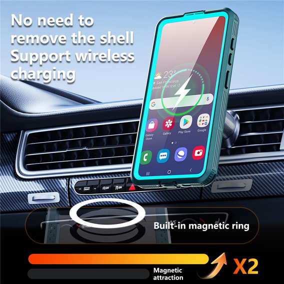 REDPEPPER vízálló tok Samsung Galaxy S26-hoz, kék